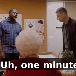 - Uh, one minute.