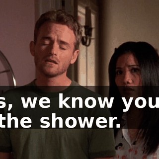 Yes, we know you're in the shower.