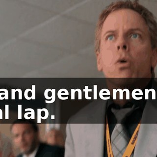 Ladies and gentlemen, this is the final lap.