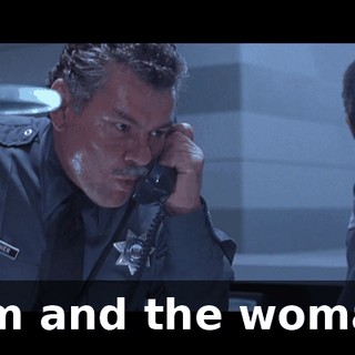 Him and the woman.