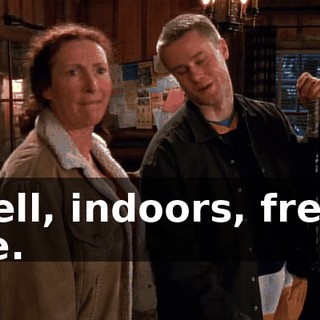 Well, indoors, fresh ice.