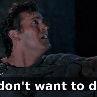 - I don't want to die !
