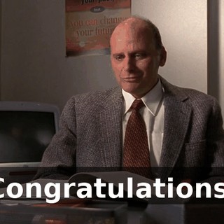 Congratulations.