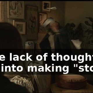 on the lack of thought that went into making "stop"