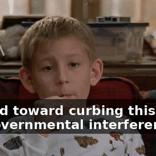 aimed toward curbing this type of governmental interference.