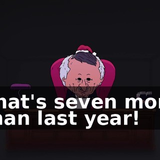 That's seven more than last year!