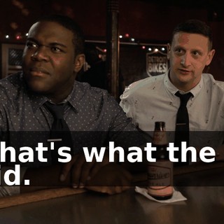 - That's what the TV said.
