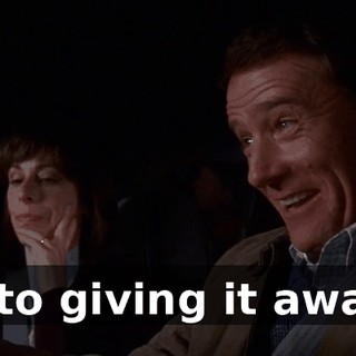 into giving it away.