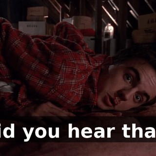 Did you hear that?