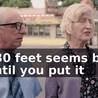 - 30 feet seems big until you put it