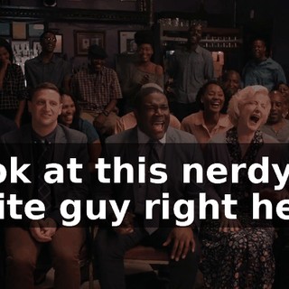Look at this nerdy white guy right here.