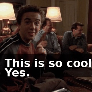 - This is so cool. - Yes.