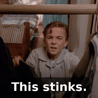 This stinks.