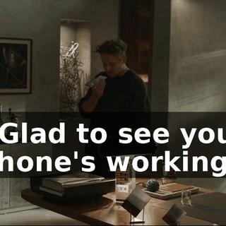 - Glad to see your phone's working.