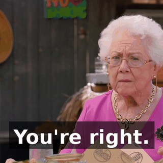 You're right.