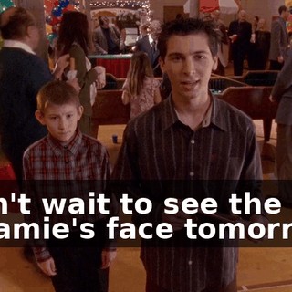 I can't wait to see the look on Jamie's face tomorrow