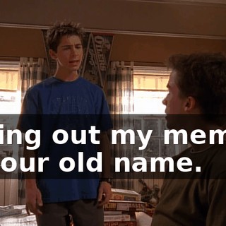 wiping out my memory of your old name.