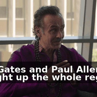No. Gates and Paul Allen bought up the whole region.