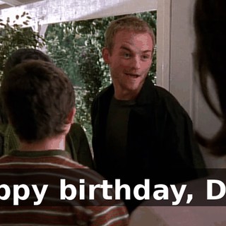 Happy birthday, Dad.