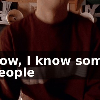 Now, I know some people