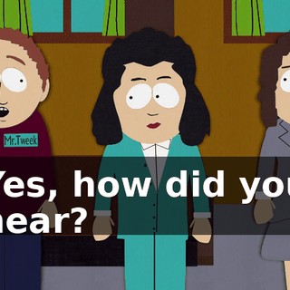 Yes, how did you hear?