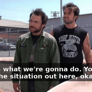 Here's what we're gonna do. You deal with the situation out here, okay?