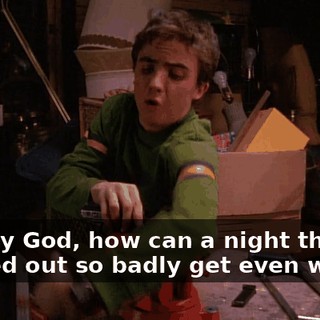 Oh, my God, how can a night that started out so badly get even worse?