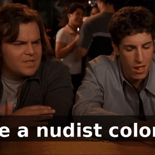 like a nudist colony.
