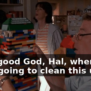 Oh, good God, Hal, when are you going to clean this up?