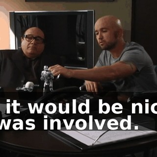 But it would be nice if he was involved.