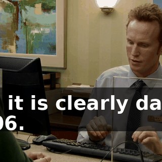 No, it is clearly dated 2006.