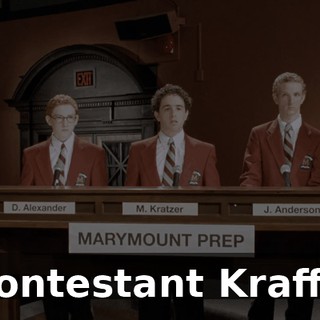 Contestant Krafft.