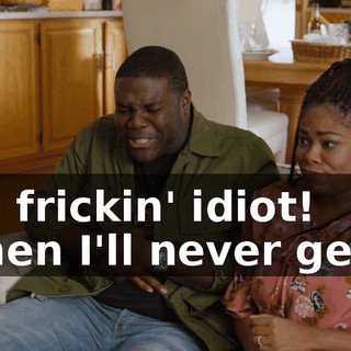 you frickin' idiot! - Then I'll never get to