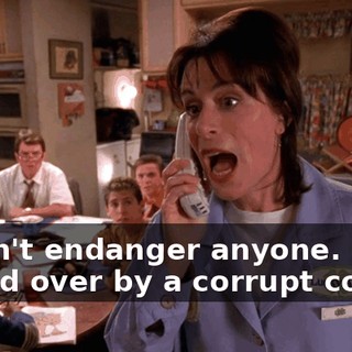 I didn't endanger anyone. I was pulled over by a corrupt cop