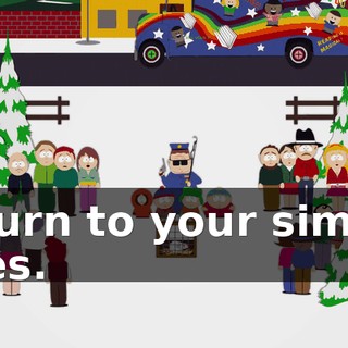 return to your simple lives.