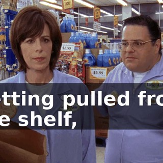 getting pulled from the shelf,