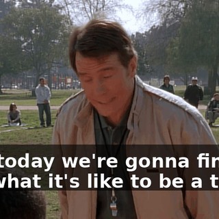 And today we're gonna find out what it's like to be a team!