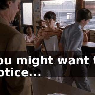 You might want to notice...