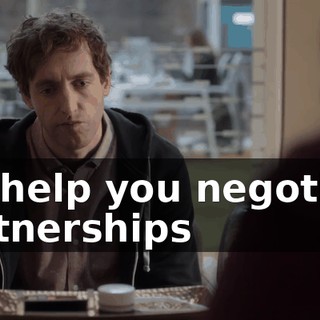 We help you negotiate partnerships