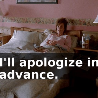 I'll apologize in advance.