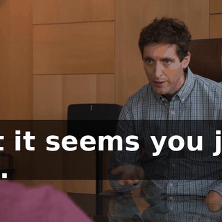But it seems you just did.