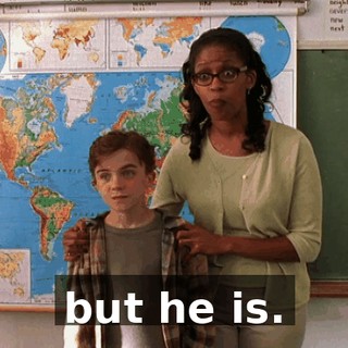 but he is.