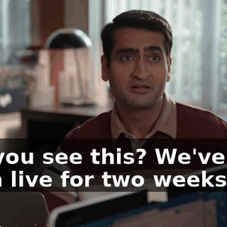 Did you see this? We've only been live for two weeks,