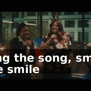 ♪ Sing the song, smile the smile ♪