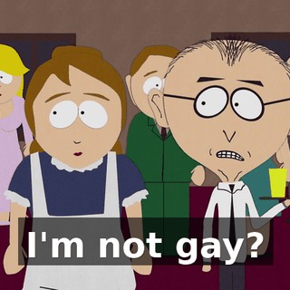 I'm not gay?