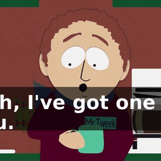 - Oh, I've got one for you.