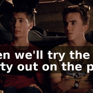 Then we'll try the party out on the pier.