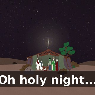 ♪ Oh holy night... ♪