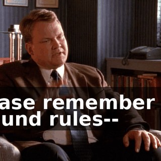 Please remember the ground rules--