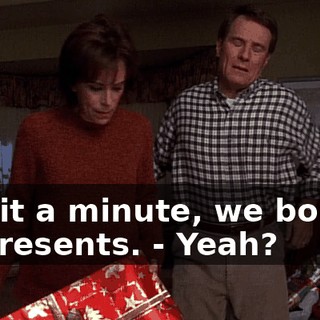 - Wait a minute, we bought 10 presents. - Yeah?